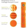 image:imageTRIGGERPOINT PERFORMANCE THERAPY GRID Patented MultiDensity Foam Massage Roller Exercise Deep Tissue Muscle Recovery  Relieves Muscle Pain amp Tightness Improves Mobility amp Circulation 26 OrangeOrange