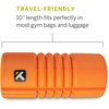 image:imageTRIGGERPOINT Performance Grid Travel Foam Roller for Exercise Deep Tissue Massage and Muscle Recovery 10Inch Orange