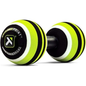 image:imageTRIGGERPOINT PERFORMANCE THERAPY MB2 Double Massage Ball Roller for Back and Neck Relief GreenWhiteBlack One Size